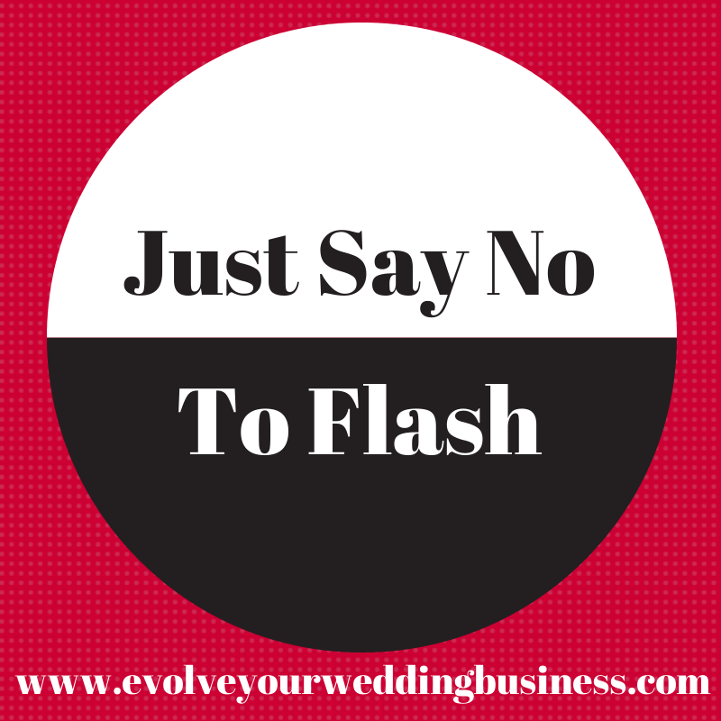 just say no to flash