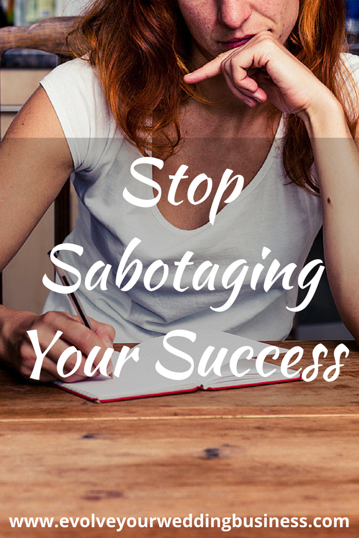 stop sabotaging your success in your wedding business with Amy Zellmer