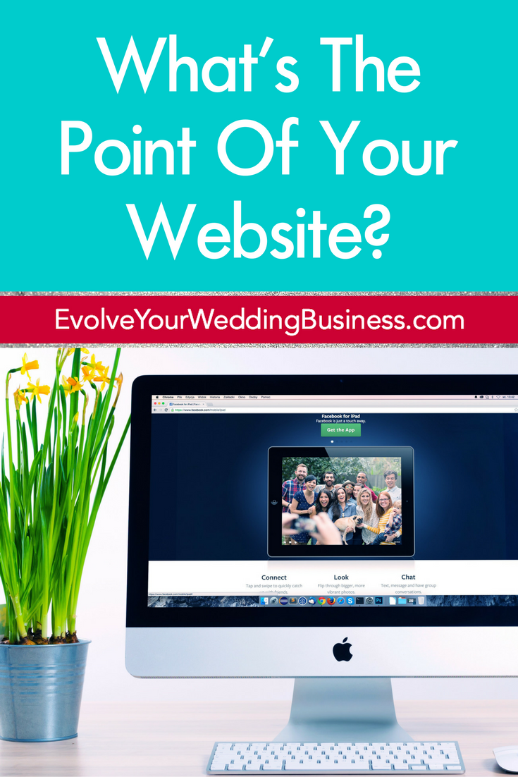 What’s The Point Of Your Wedding Business Website?