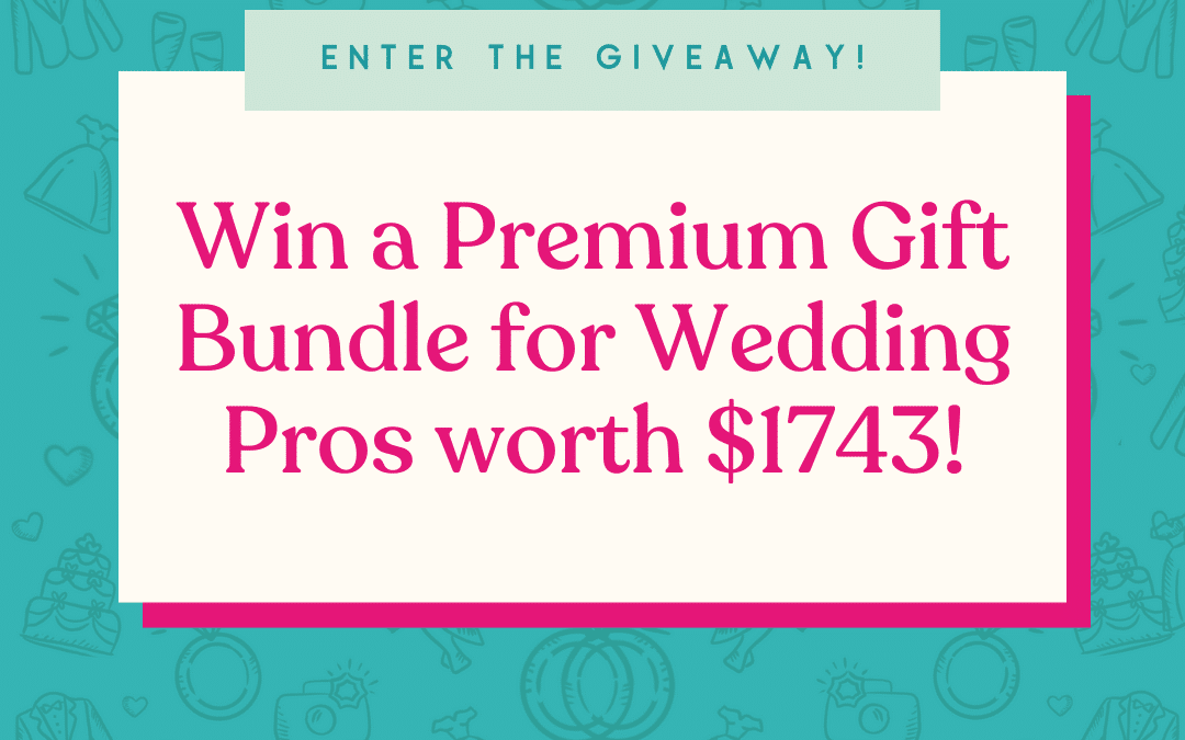Holly Jolly Holiday Giveaway: Win a Premium Gift Bundle for Wedding Pros worth $1743!